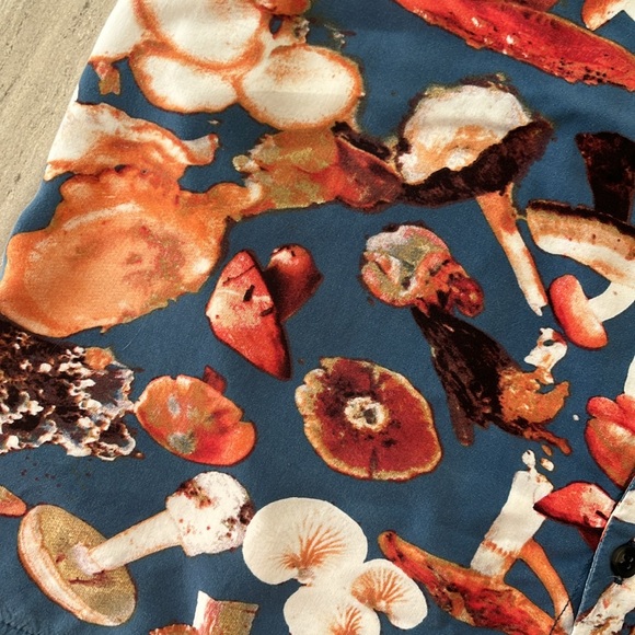 Urban Outfitters mushroom 🍄 men’s button down top - Picture 3 of 3
